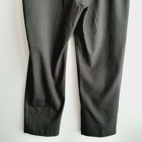 New - PENNINGTONS Savvy-Fit Straight-Leg Pant Pinstripe PLUS Sz 28 - Picture 8 of 11